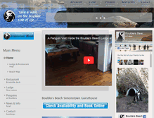 Tablet Screenshot of bouldersbeachlodge.com